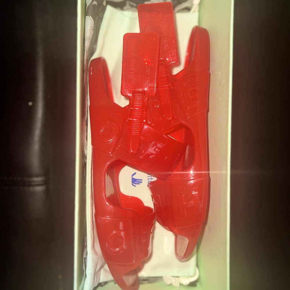 Off-White Jelly Logo Slingback - Picture 2 of 5